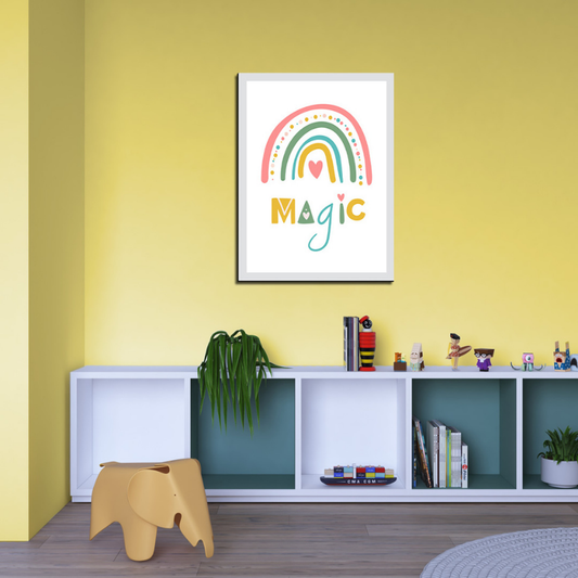 Rainbow Magic Wood Print Wall Art