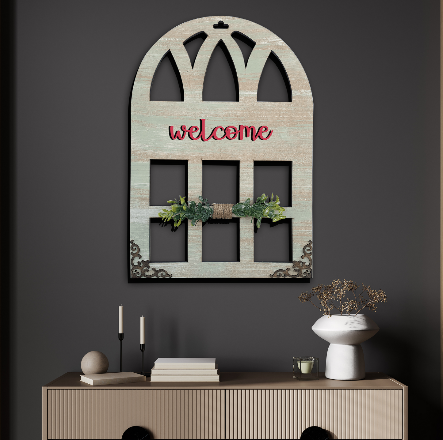 Welcome Window Wall Art