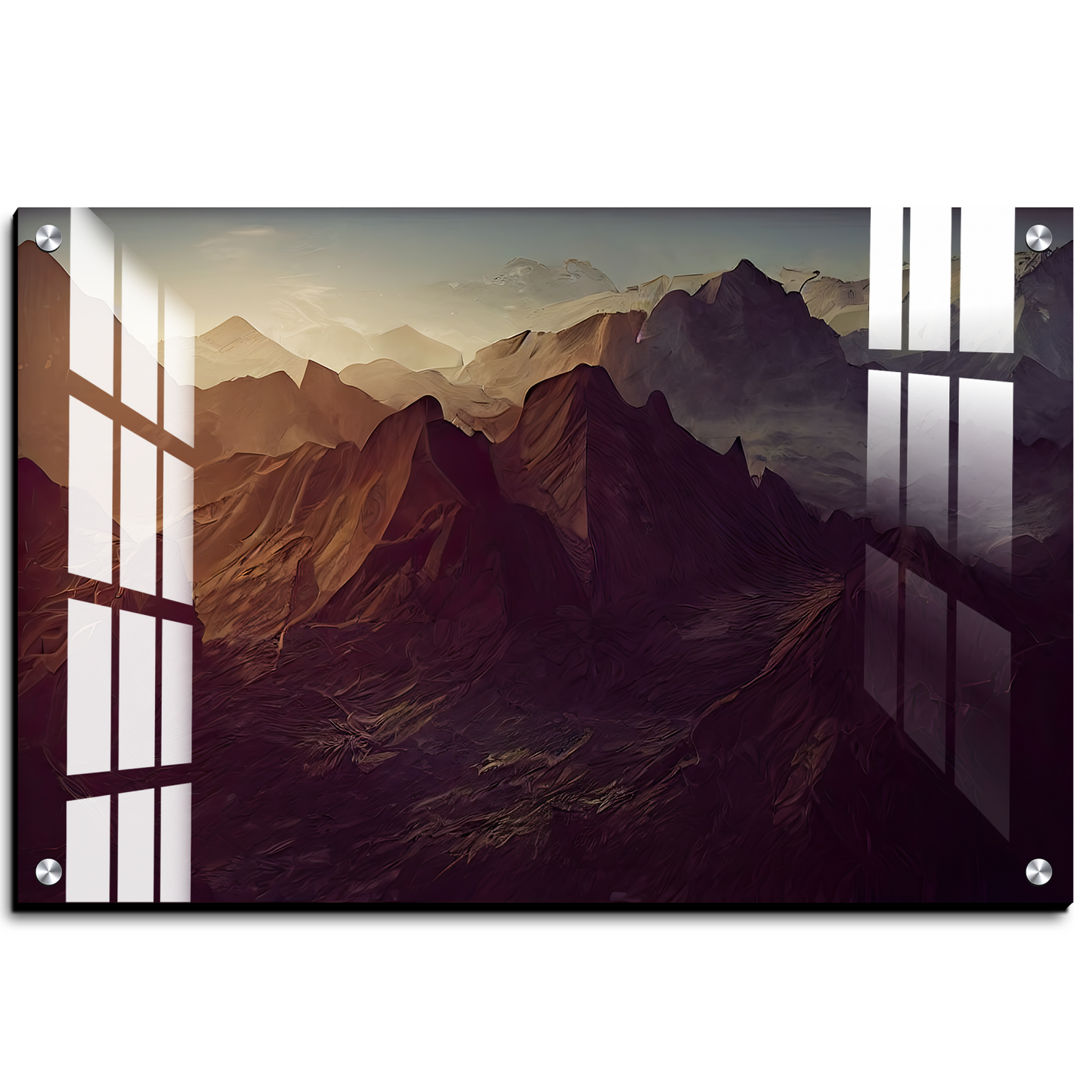 Clam Night Landscape Luxury Wall Art Painting