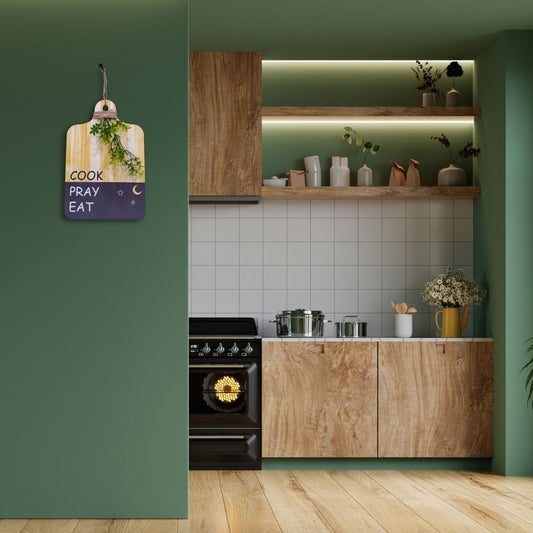 Cook Pray Eat Wooden Wall Hanging and Decorative item