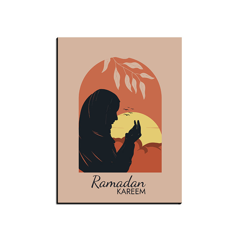 Ramadan Kareem Boho Wood Print Wall Art