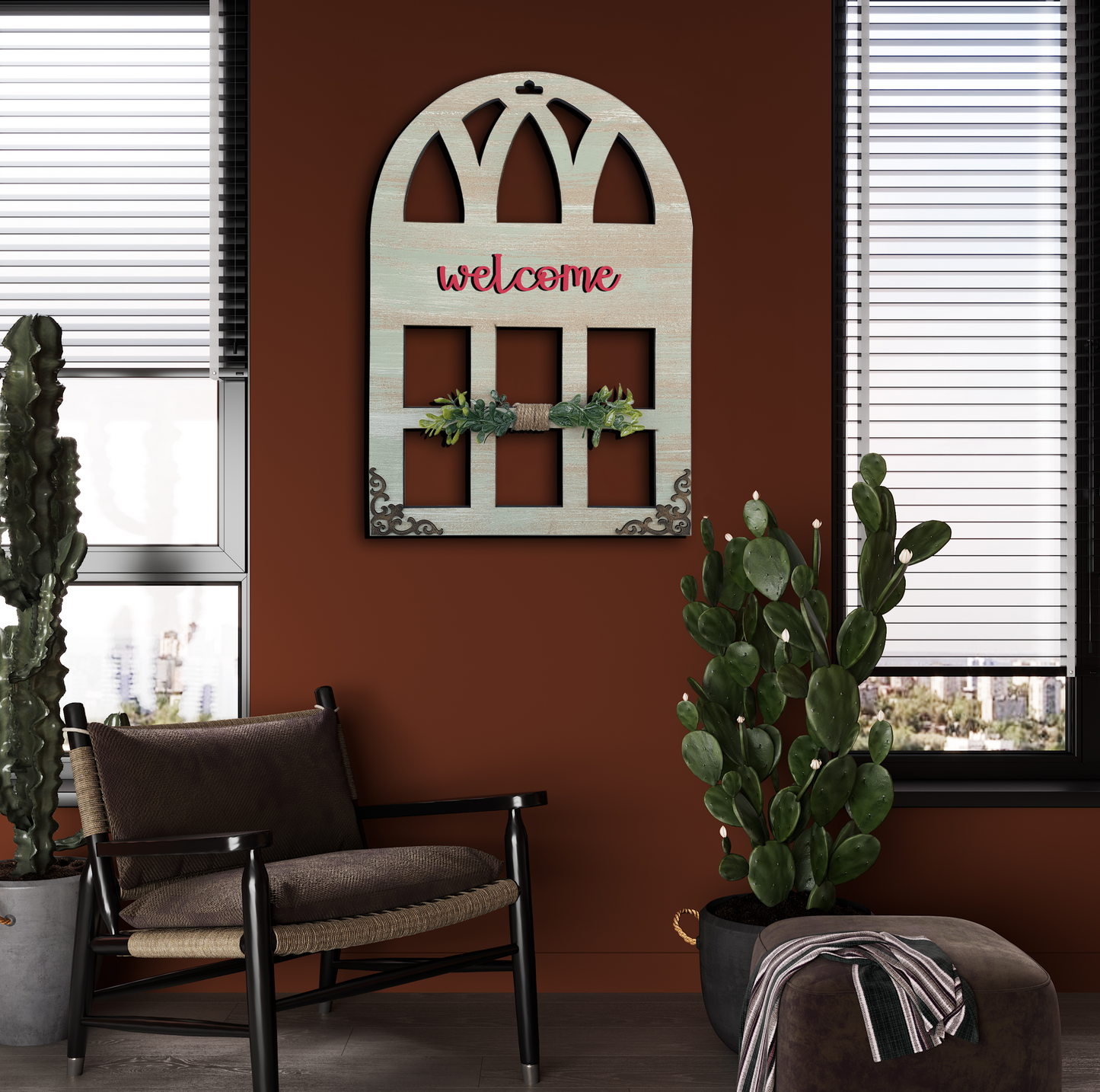 Welcome Window Wall Art
