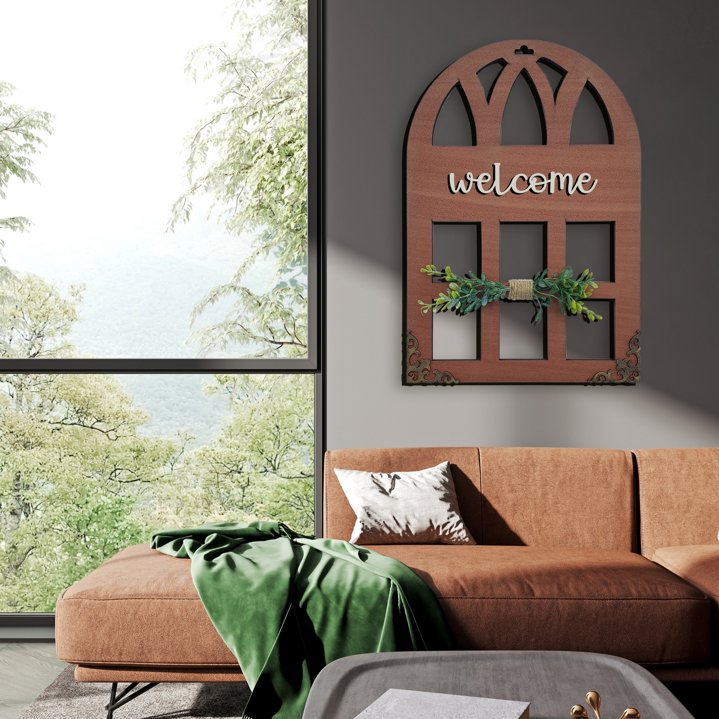 Welcome Window Wall Art