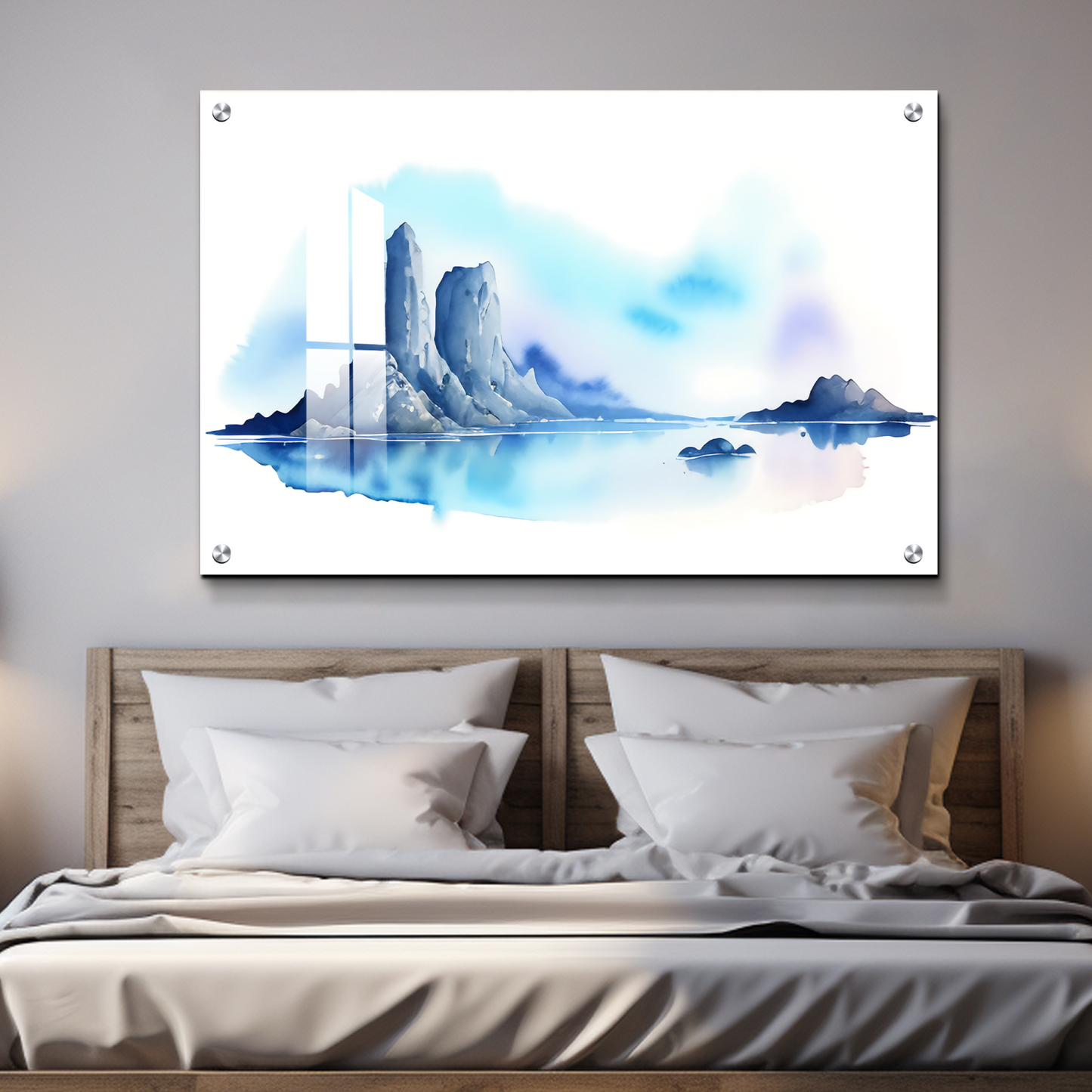 Blue Artistic and Creative Luxury Wall Art Painting