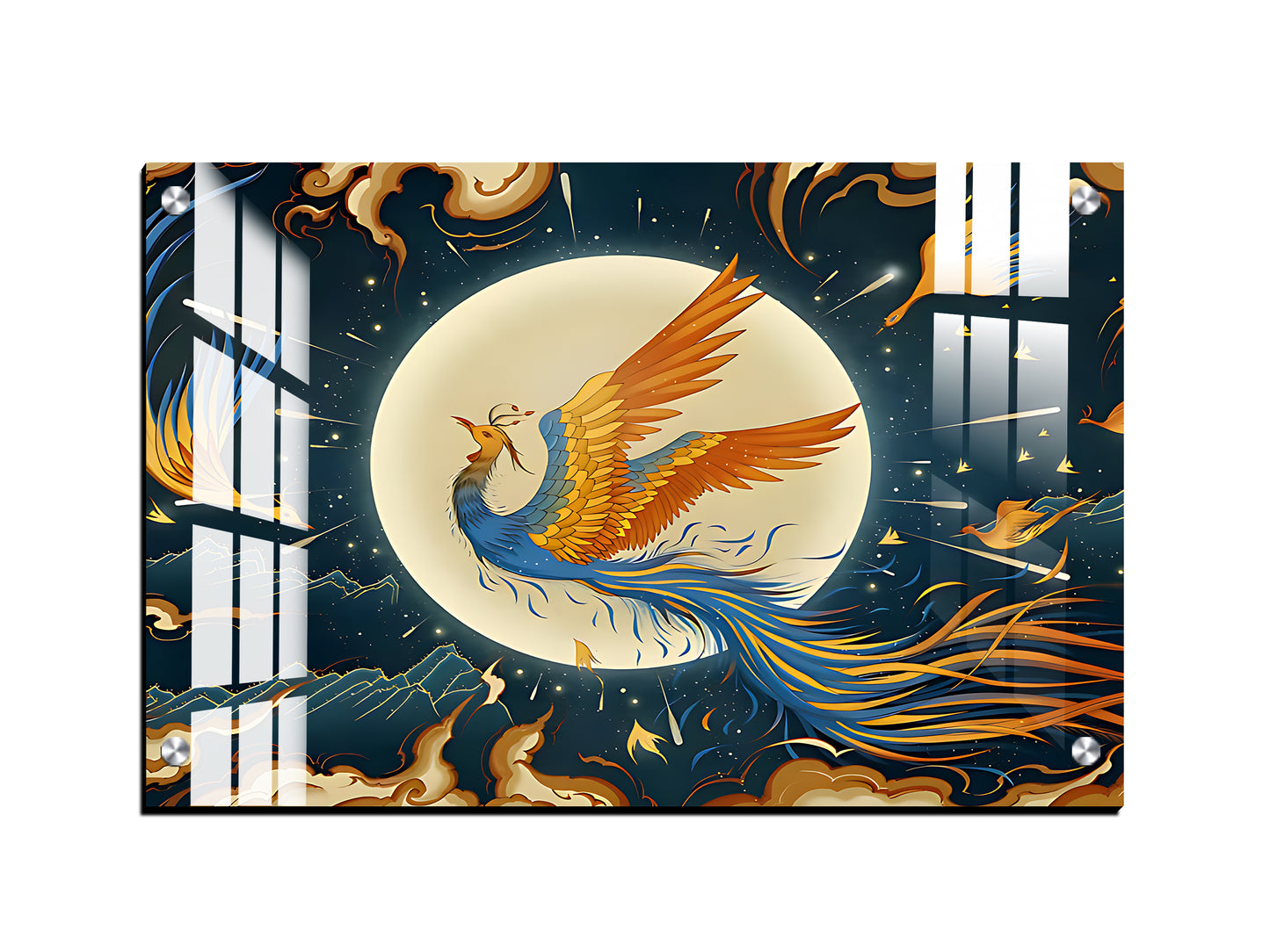 Phoenix Good Luck Wall Art Luxury Painting