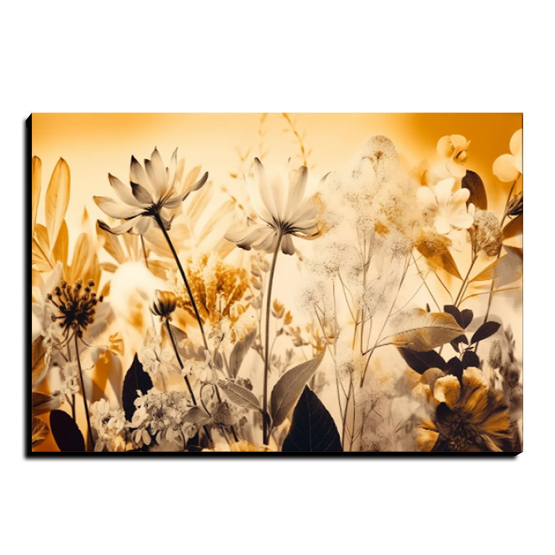 White Flowers Luxury Wall Art Painting