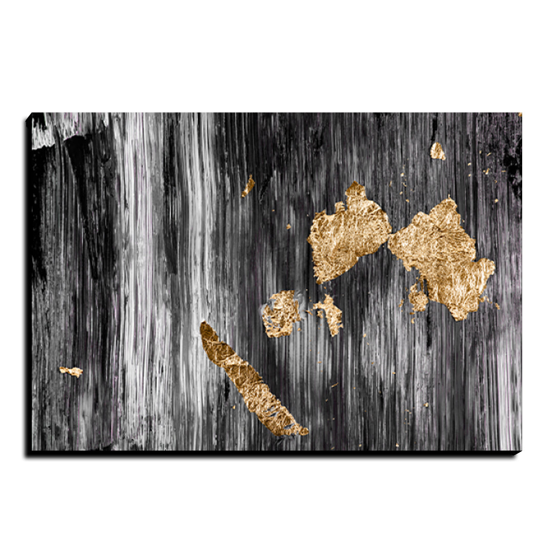 Gold Abstract Luxury Wall Art Painting