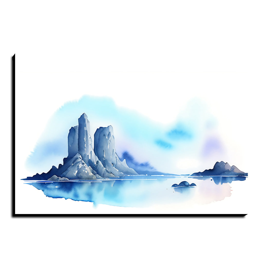 Blue Artistic and Creative Luxury Wall Art Painting