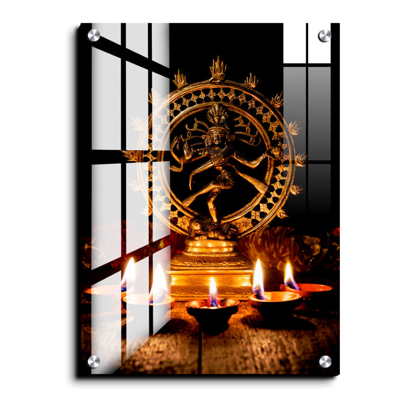Natraj Idol Wood Print Wall Art