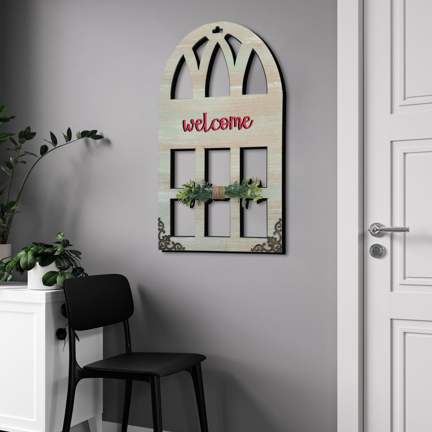 Welcome Window Wall Art