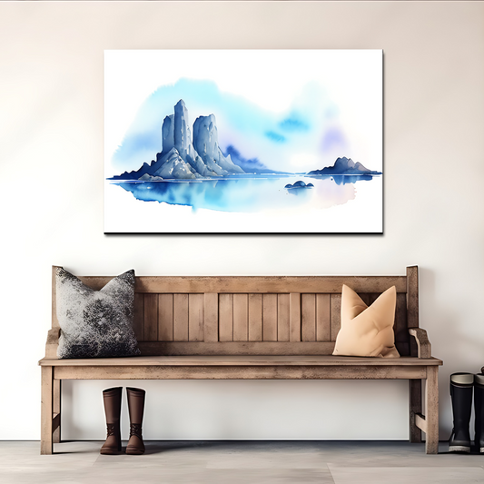 Blue Artistic and Creative Luxury Wall Art Painting