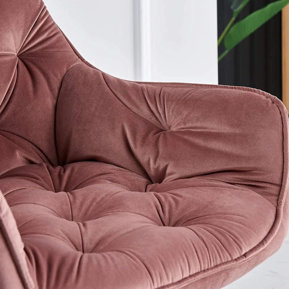 Velvet Soft Nordic Thick Luxury Padded Armchair