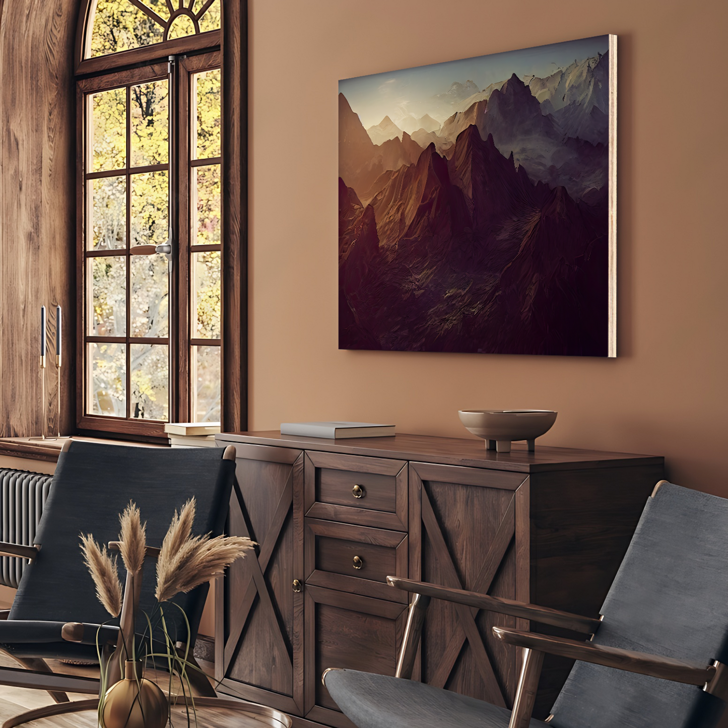 Clam Night Landscape Luxury Wall Art Painting