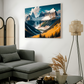 Cloud and Mountains Astonish Landscape Luxury Wall Art Painting