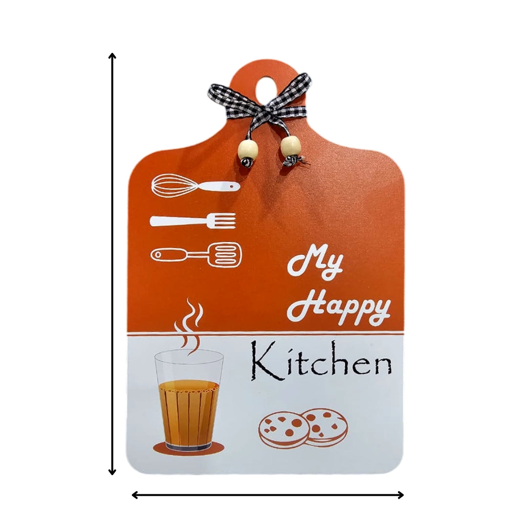 Chalk my Theme Wooden Wall Hanging and Decorative item (My Happy Kitchen)