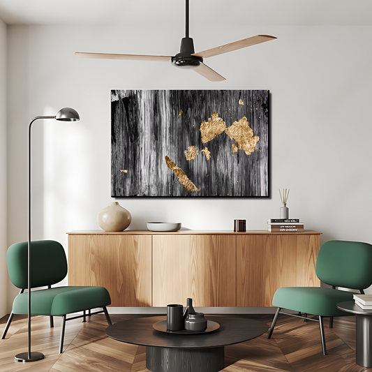 Gold Abstract Luxury Wall Art Painting