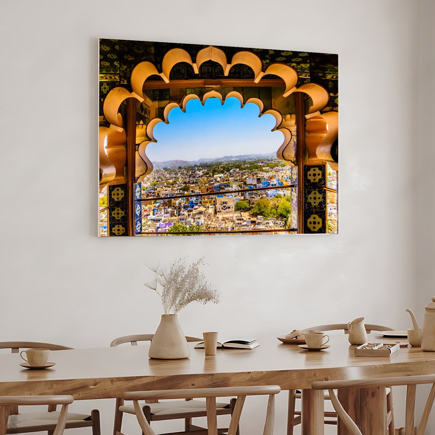 Udaipur City Palace Wood Print Wall Art