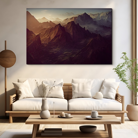 Clam Night Landscape Luxury Wall Art Painting