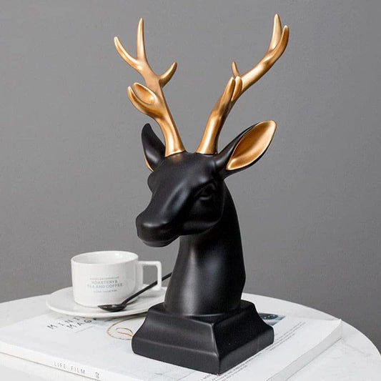 Reindeer(Bara Singha)  Head Sculpture Showpiece Modern Art
