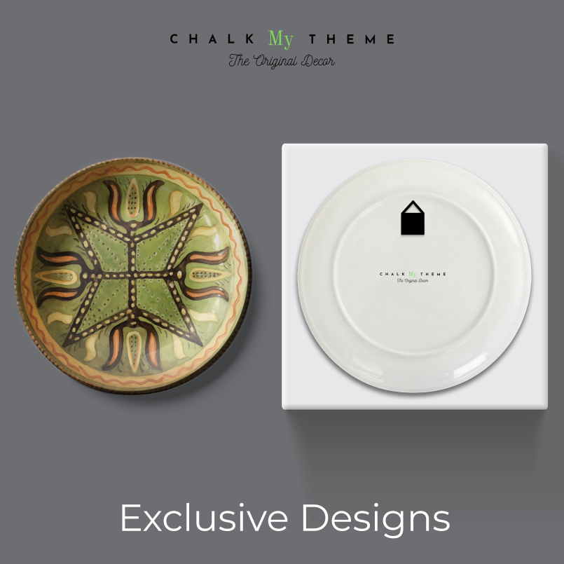 Trio of Assorted German Dish Art Wall Plates Art Décor Pieces for Culinary-Themed Settings