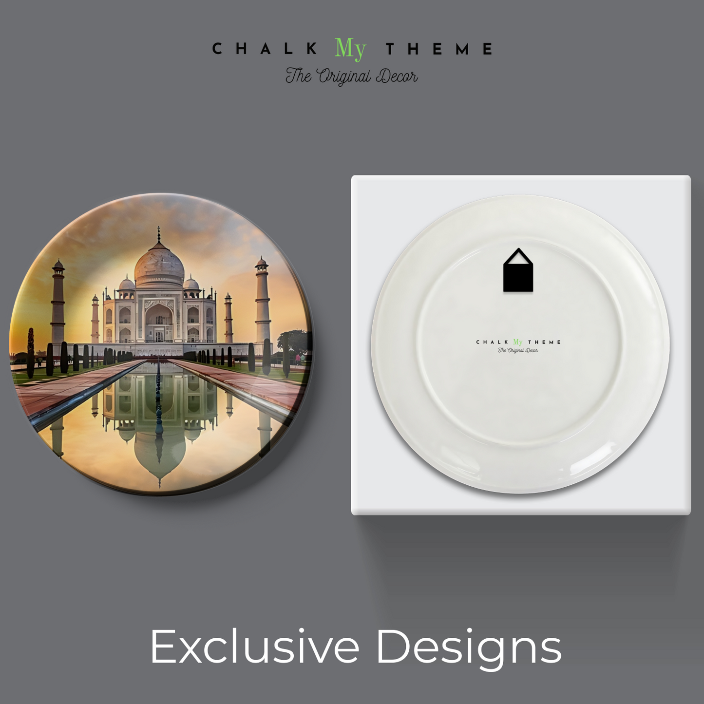 Taj Mahal Wall Plate Home Décor