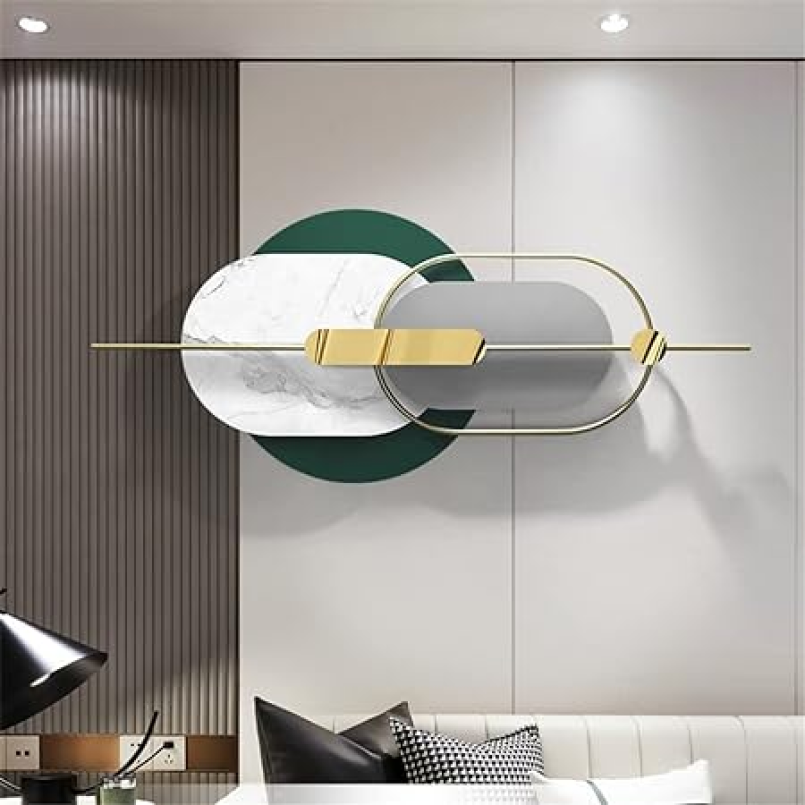 Multi Layer 3D Colorful Luxurious Metal Wall Art