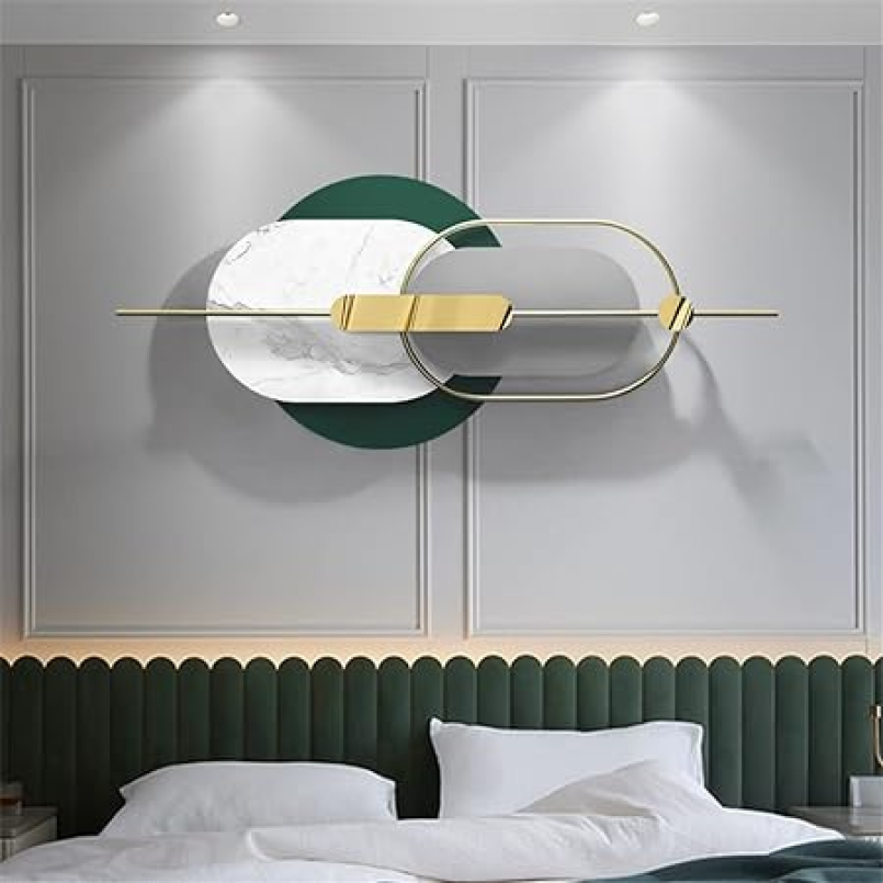 Multi Layer 3D Colorful Luxurious Metal Wall Art