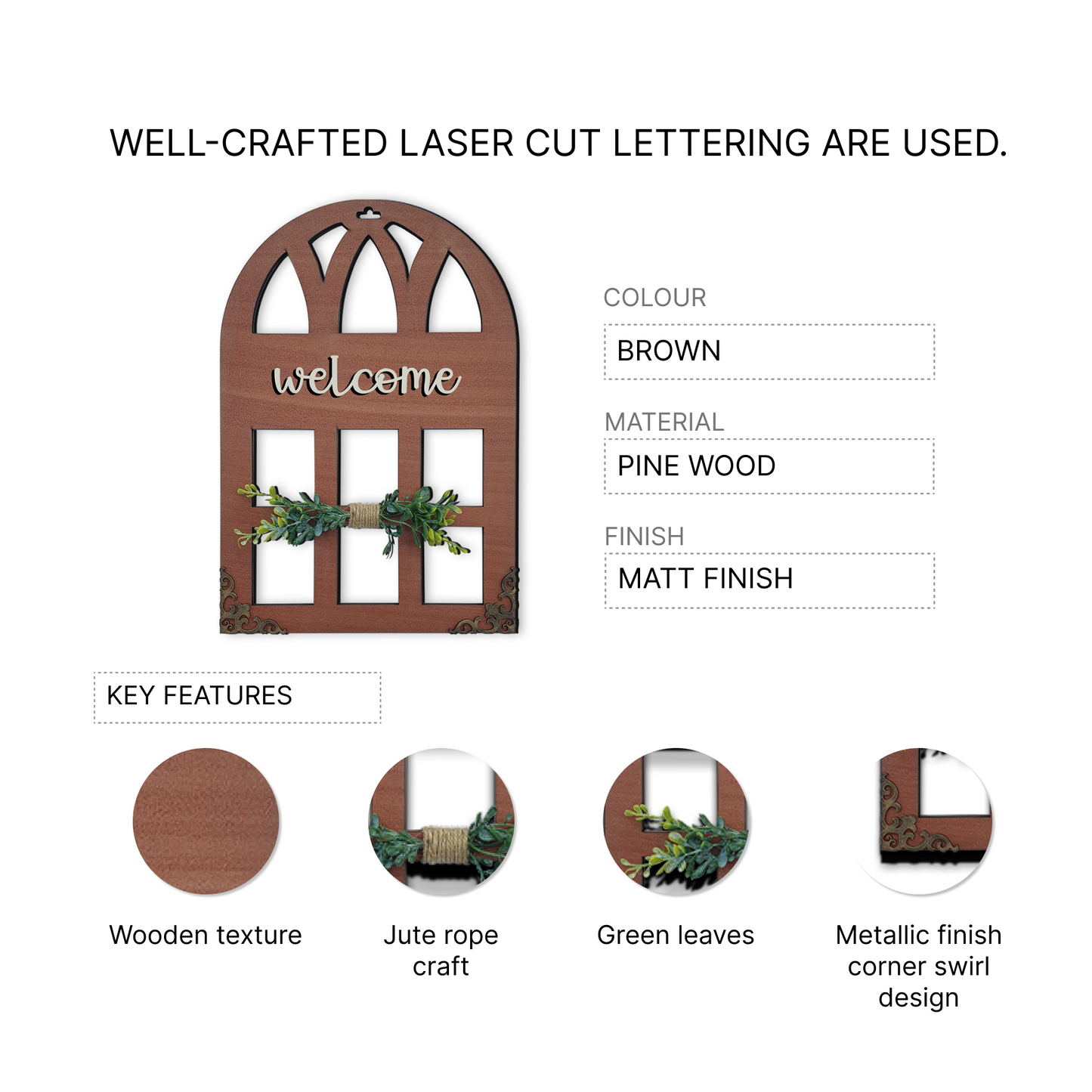 Welcome Window Wall Art