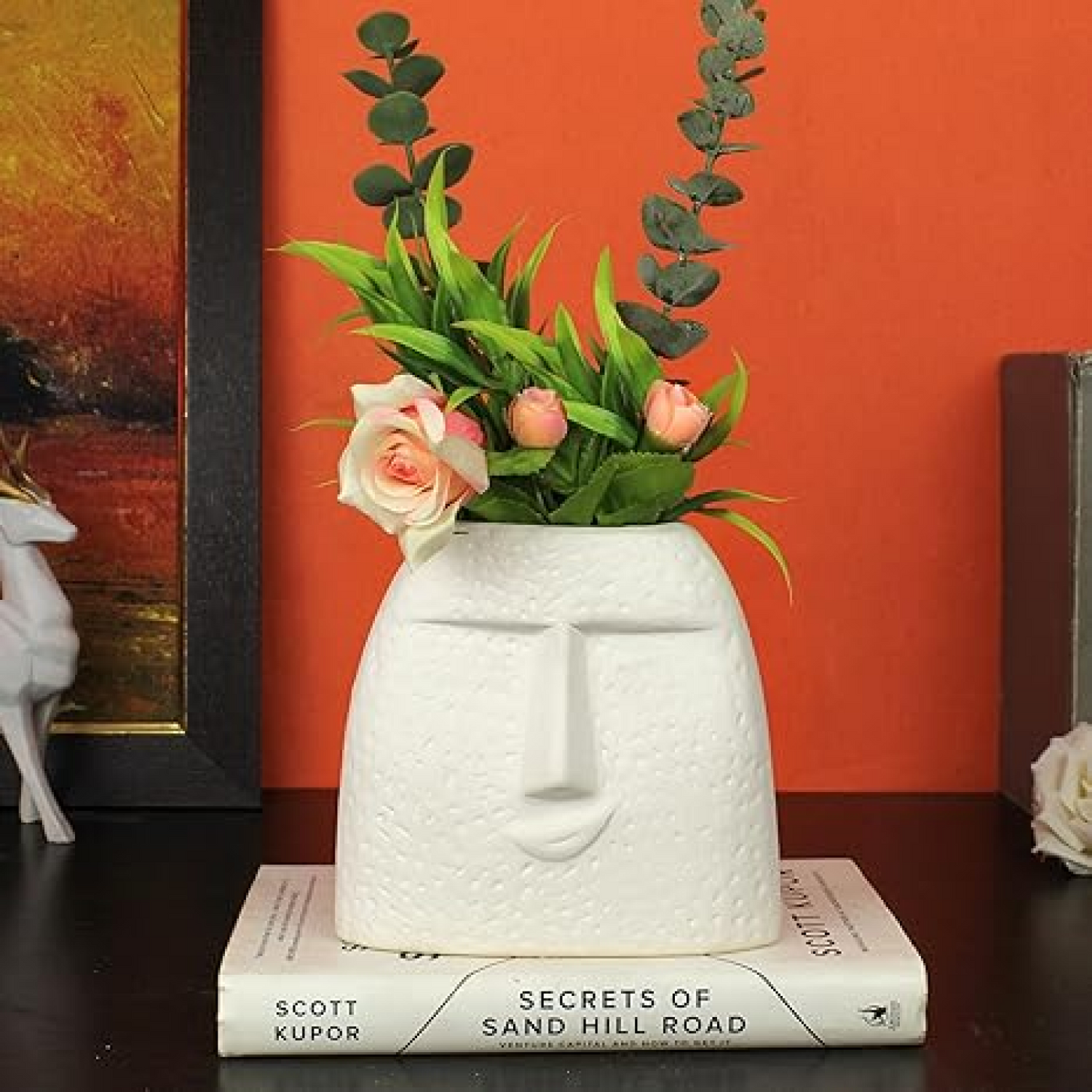 Decorative Long Face Vase Succulent Pot
