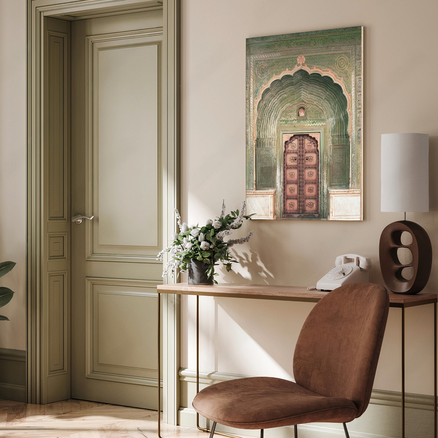 Jaipur City Palace Door Wood Print Wall Art