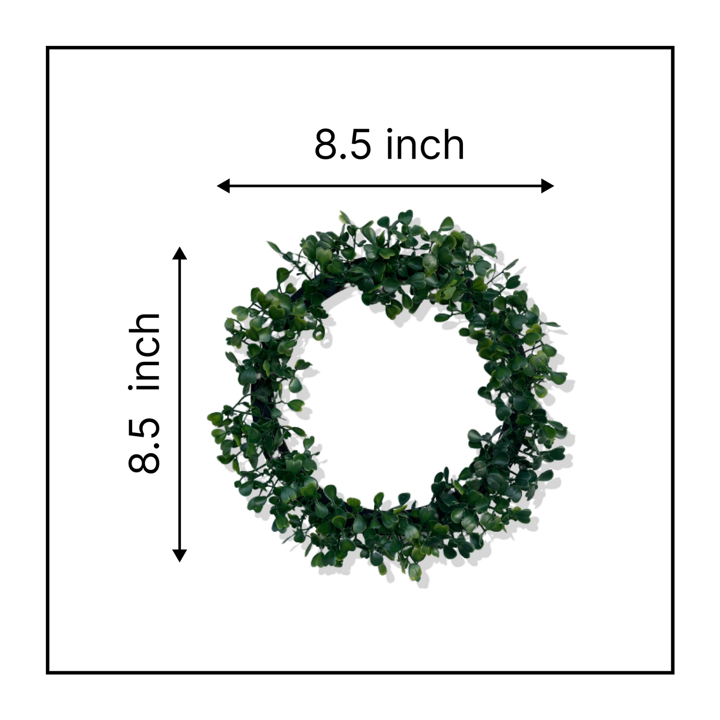 HOME Word With Ring Wreath Garland Wooden Sign Wall Art