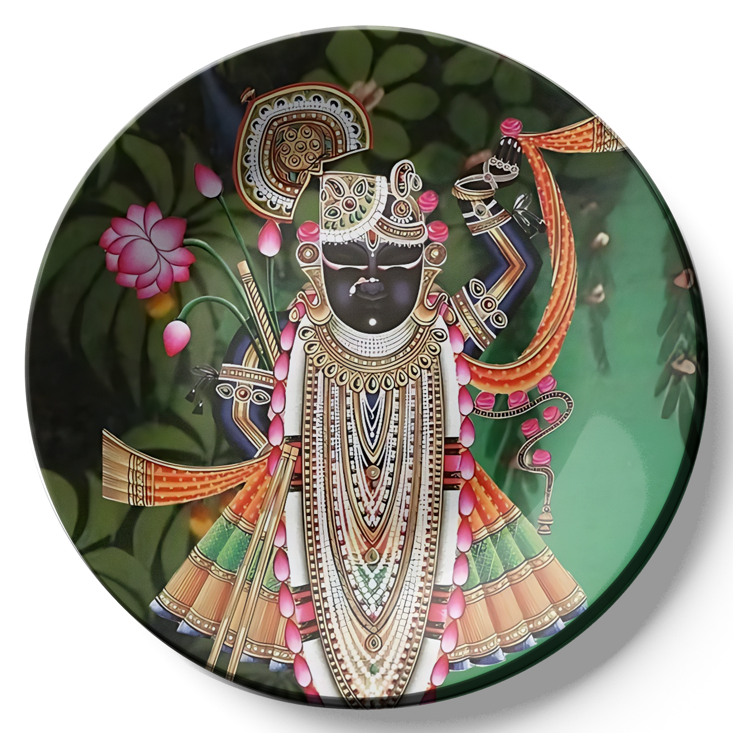 shrinathji wall painting ceramic plates wall decor