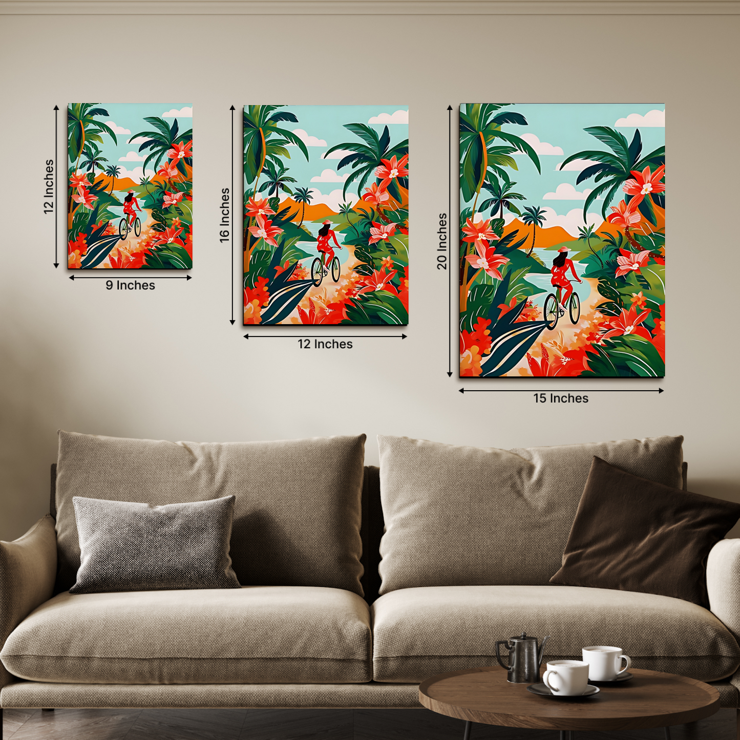Hawaii Travel Tropical Wood Print Wall Art