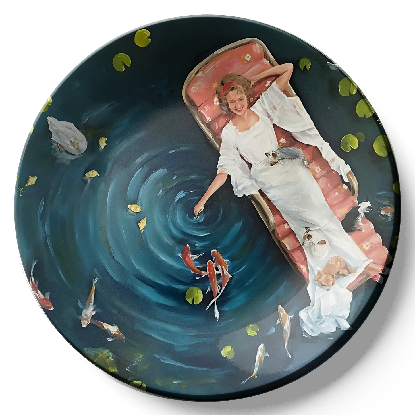 The Water Garden Wall Plate Home Décor