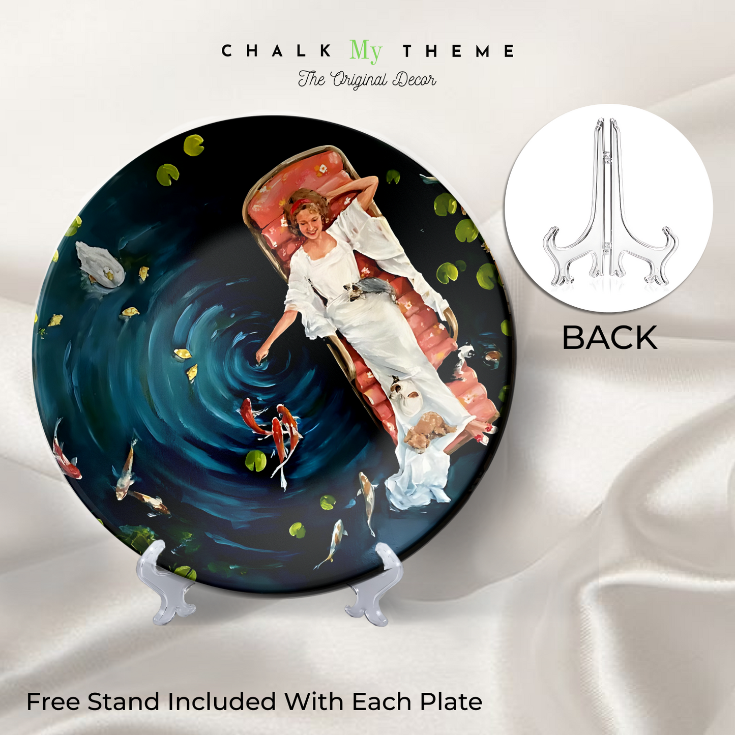 The Water Garden Wall Plate Home Décor
