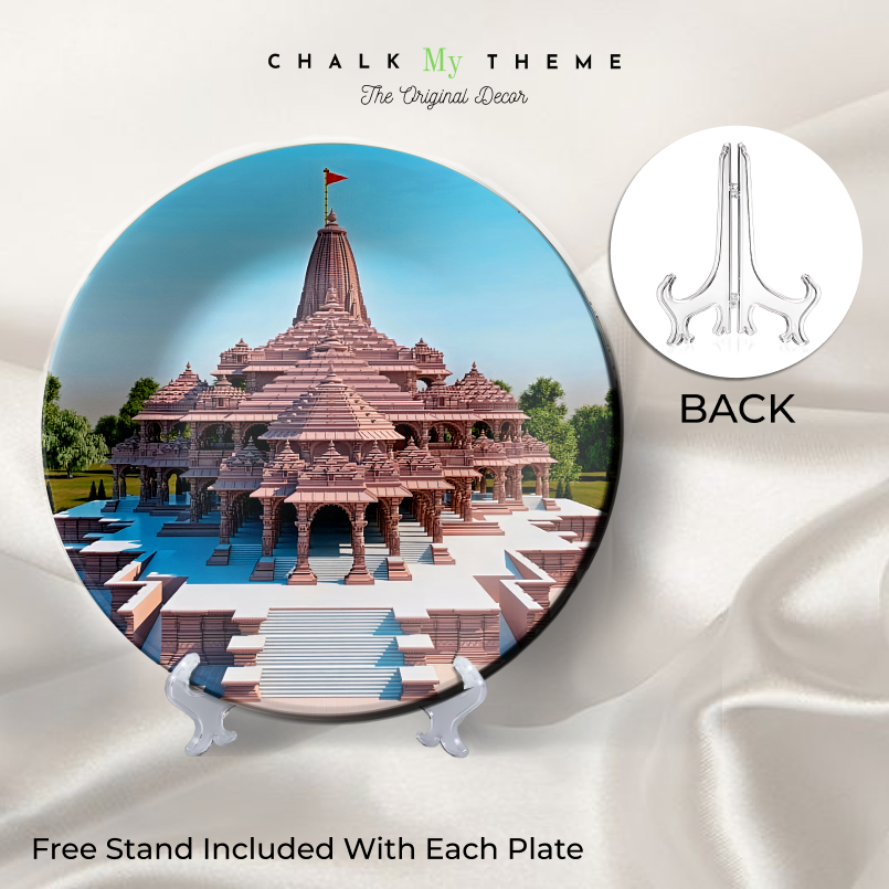 Collectible design wall art shri ram mandir ayodhya