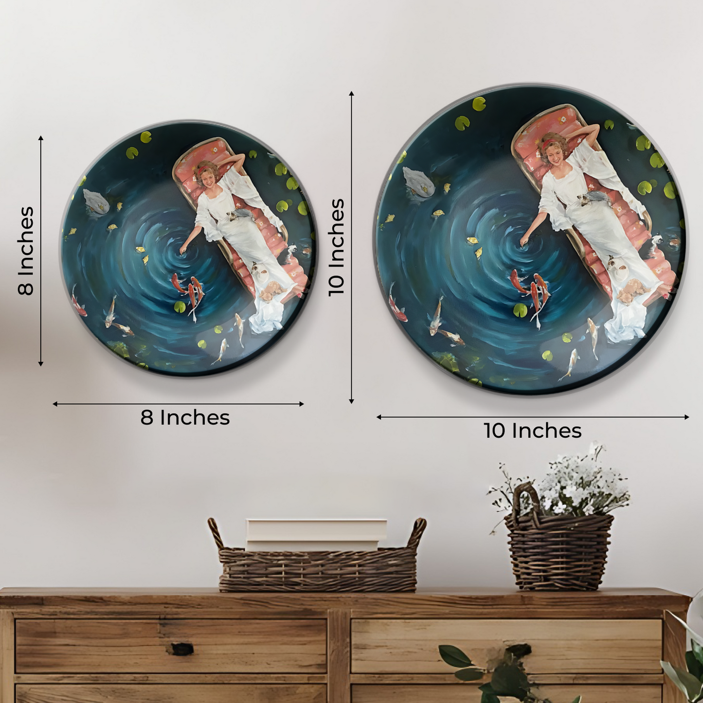 The Water Garden Wall Plate Home Décor