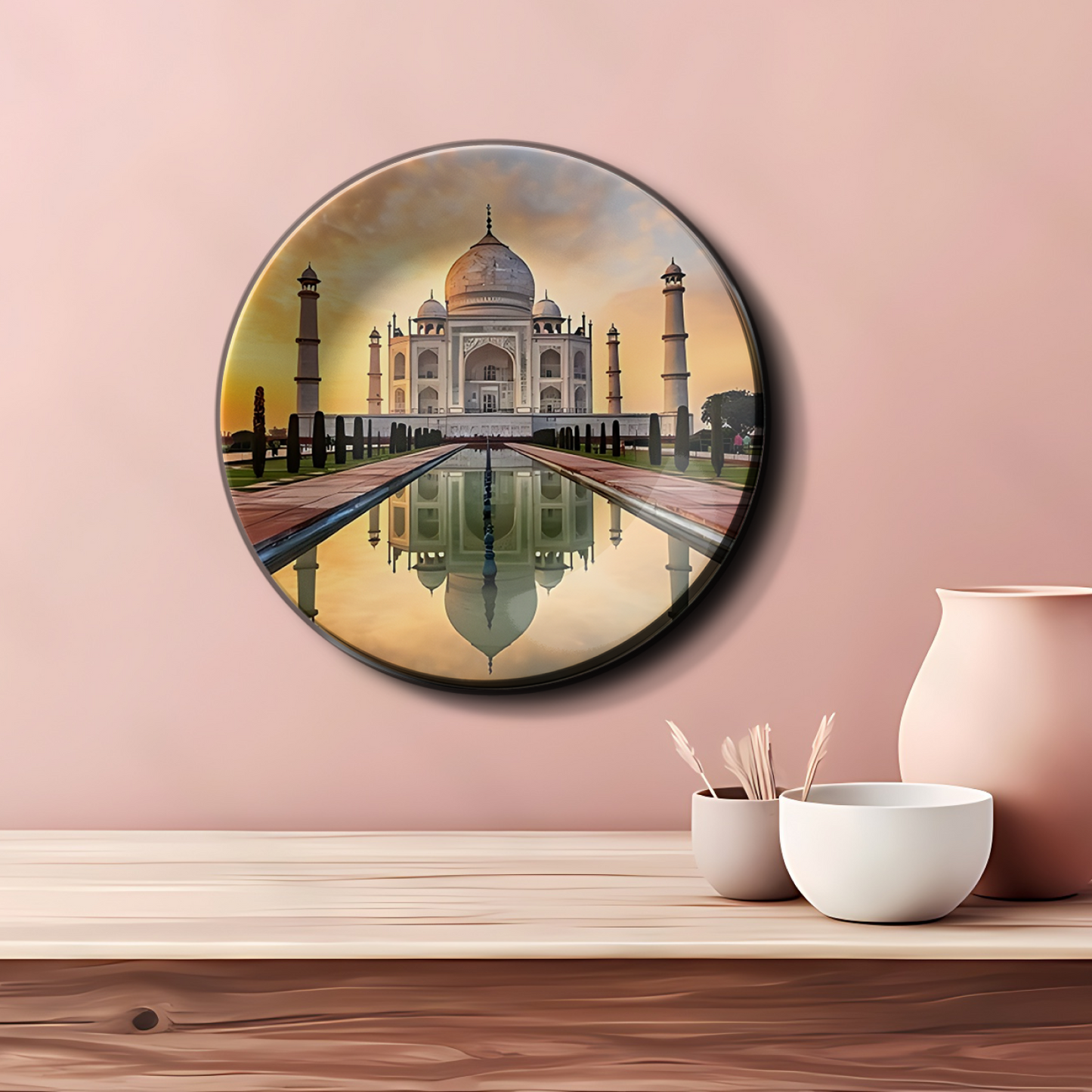 Taj Mahal Wall Plate Home Décor