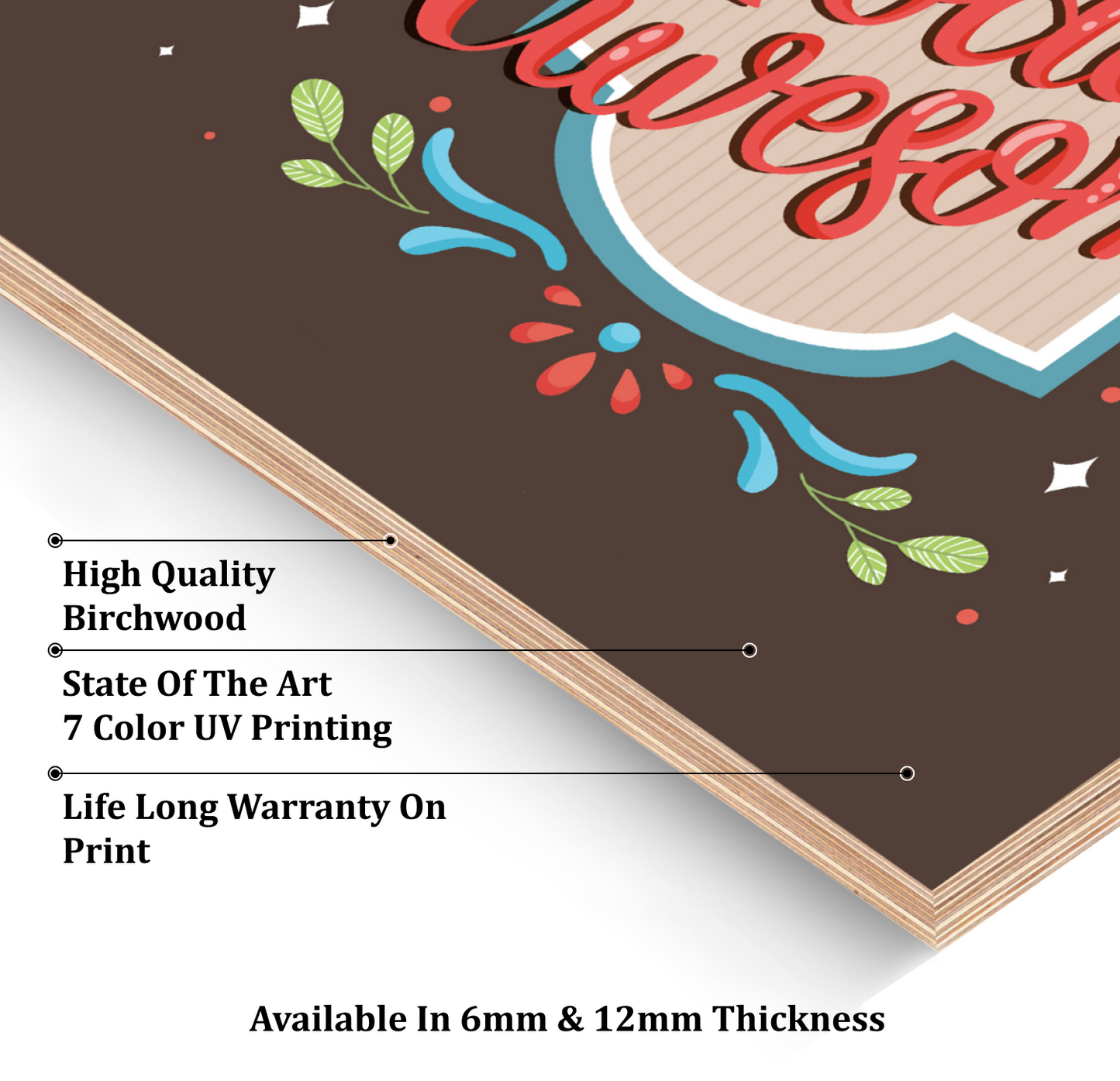 Make Today Awesome Wood Print Wall Art