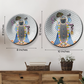 Exquisite Set of 3 Shrinath Ji and Cow Pichwai Wall Plates Décor to Elevate Sacred Spaces