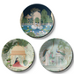 Set of 3 Royal Garden Wall Plates for gifts
