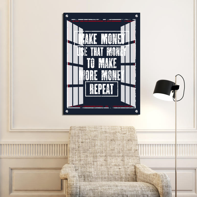 Traders Inspired Quotes Wood Print Wall Art