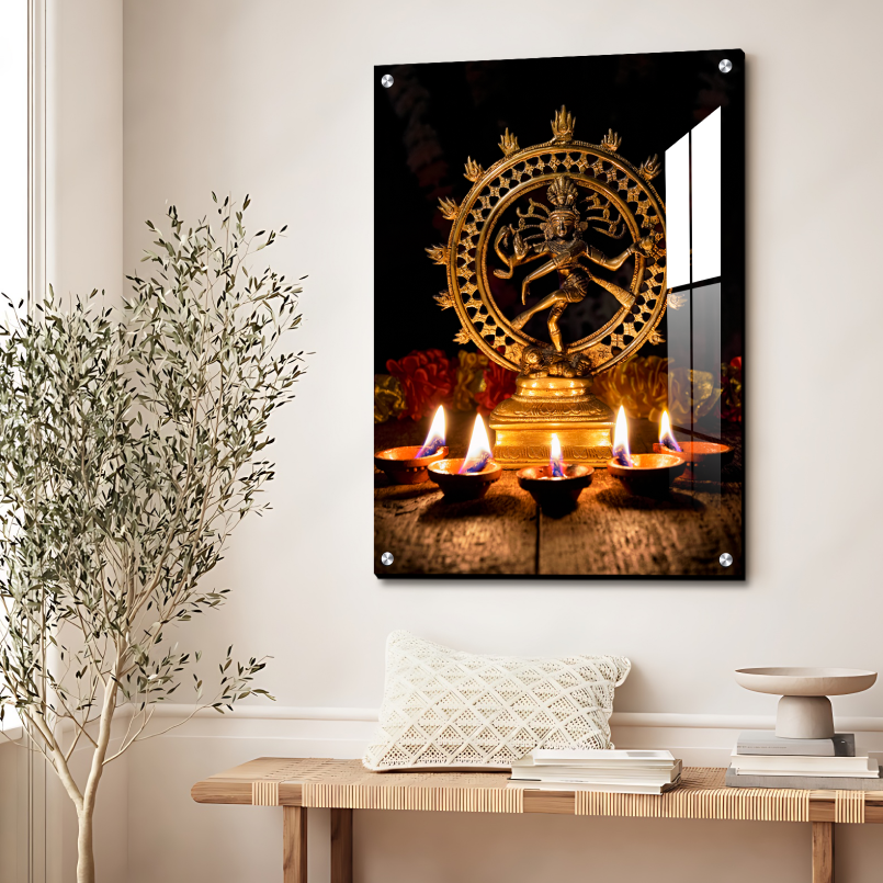 Natraj Idol Wood Print Wall Art