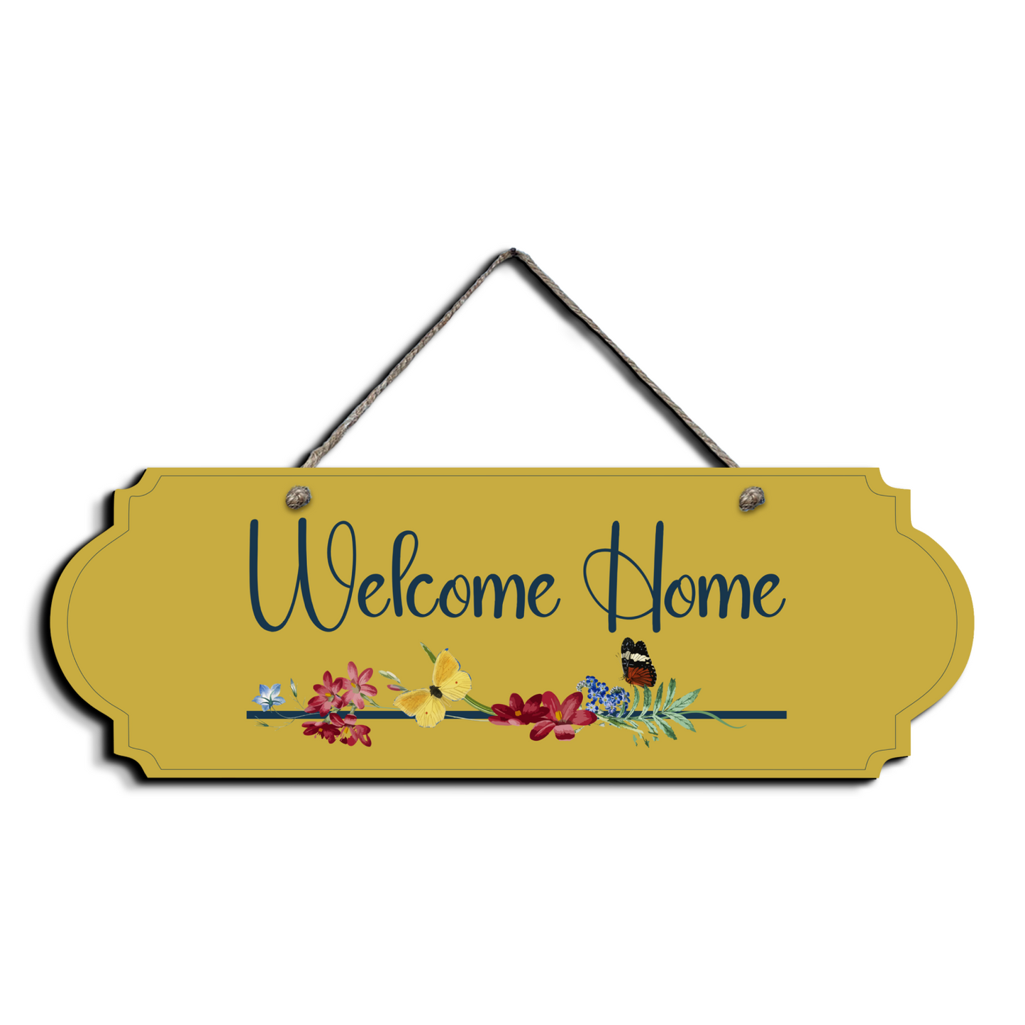 Welcome Home Wooden Wall Art Wood Print