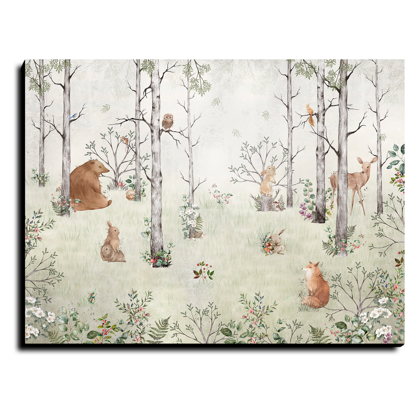 Jungle Theme Wood Print Wall Art