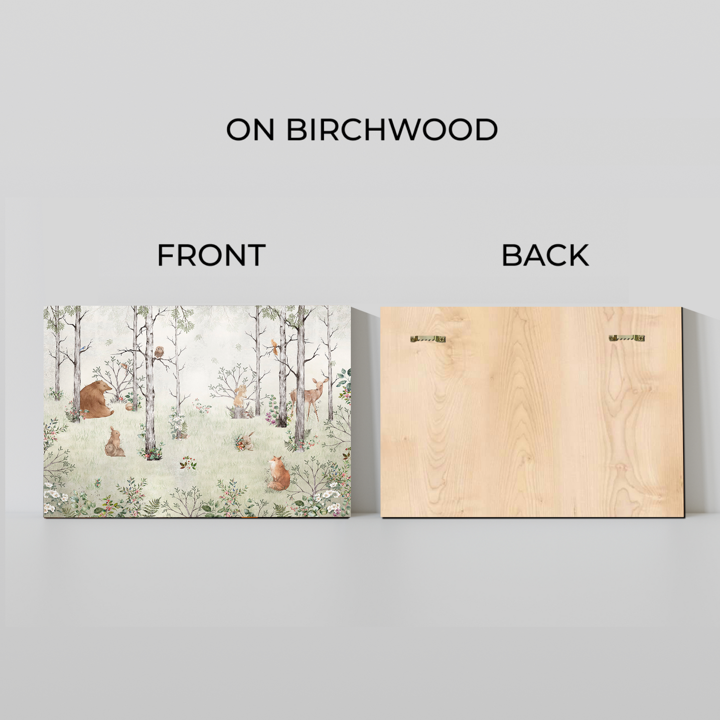 Jungle Theme Wood Print Wall Art