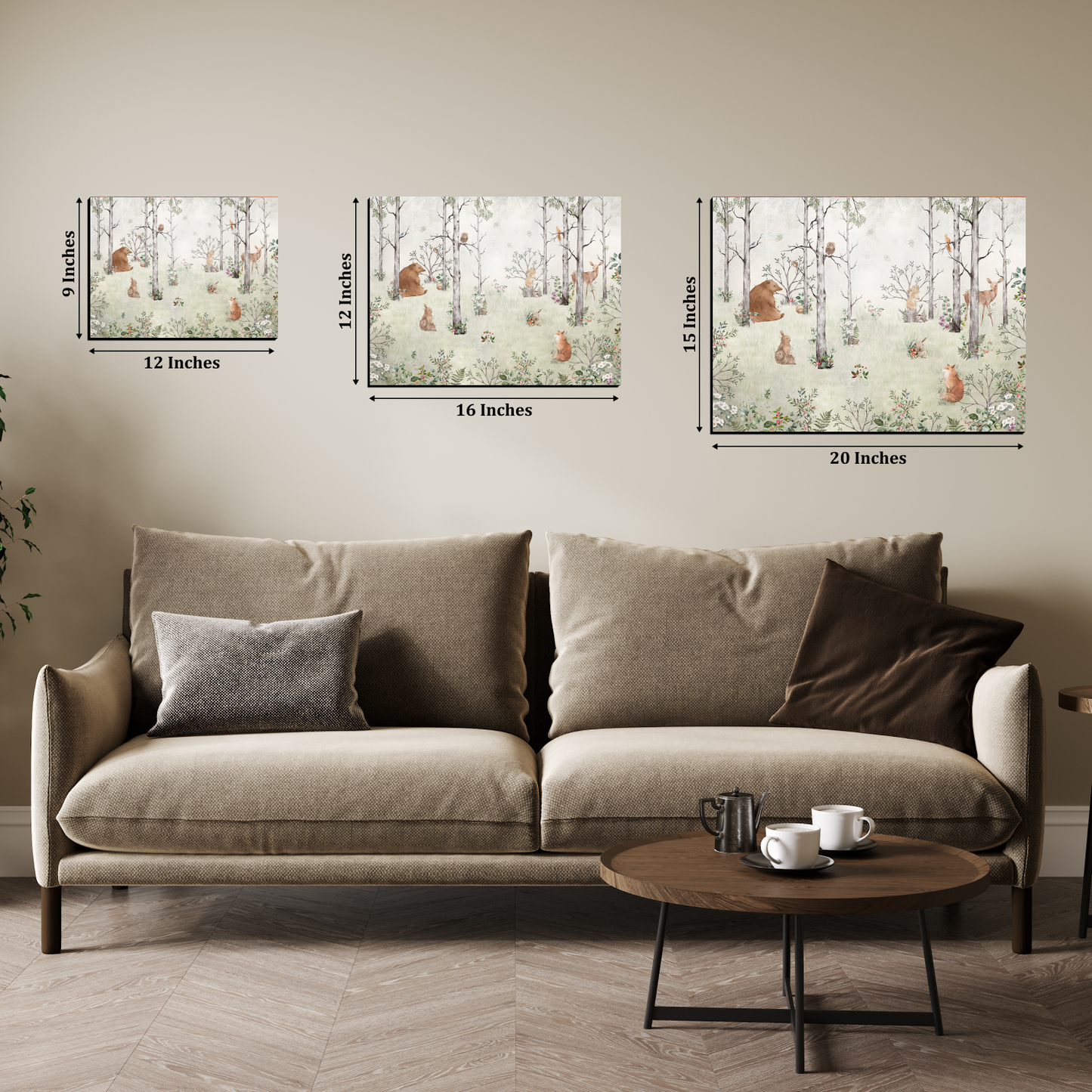 Jungle Theme Wood Print Wall Art