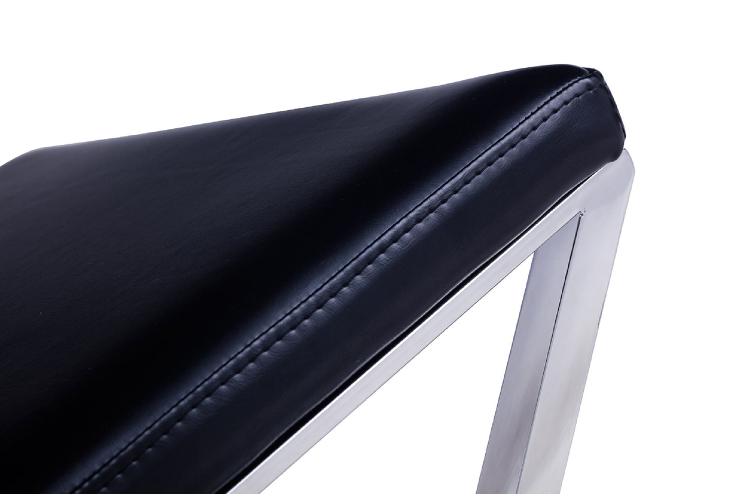 Faux Leather Bench