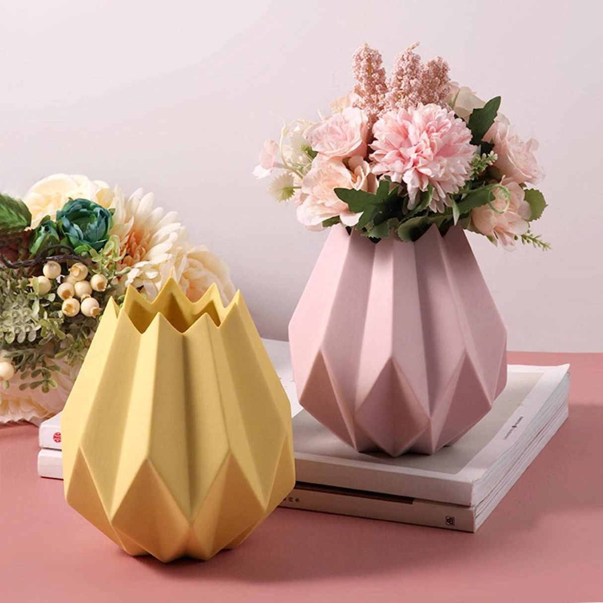 Lotus Matte Finish Ceramic Decorative Vase