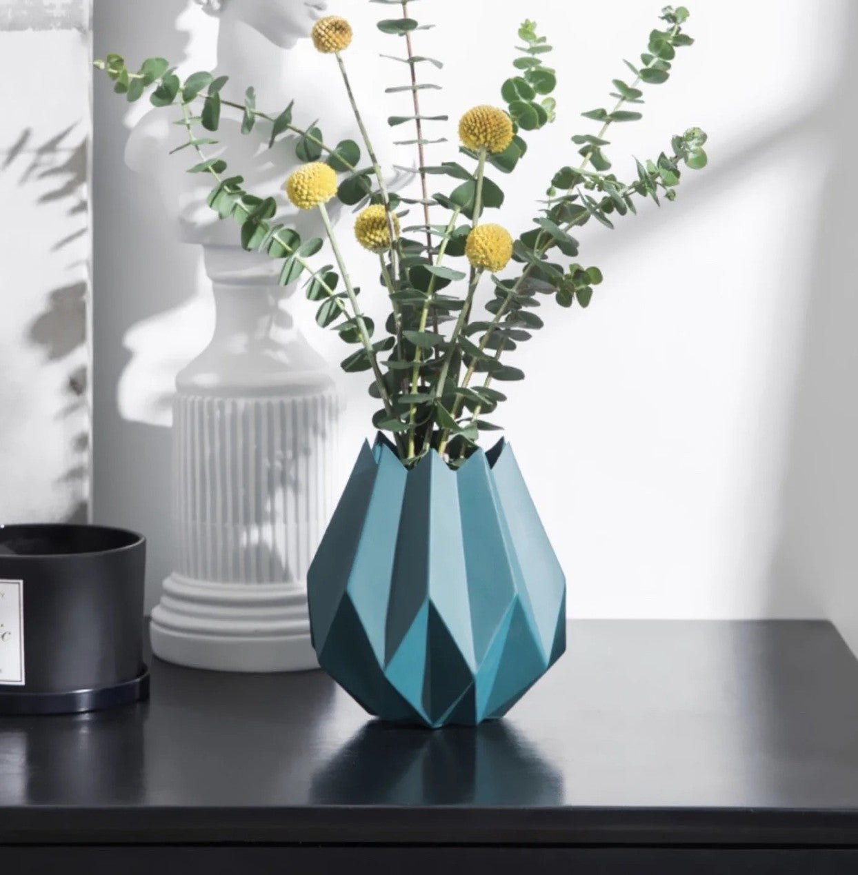 Lotus Matte Finish Ceramic Decorative Vase